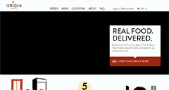 Desktop Screenshot of originmeals.com
